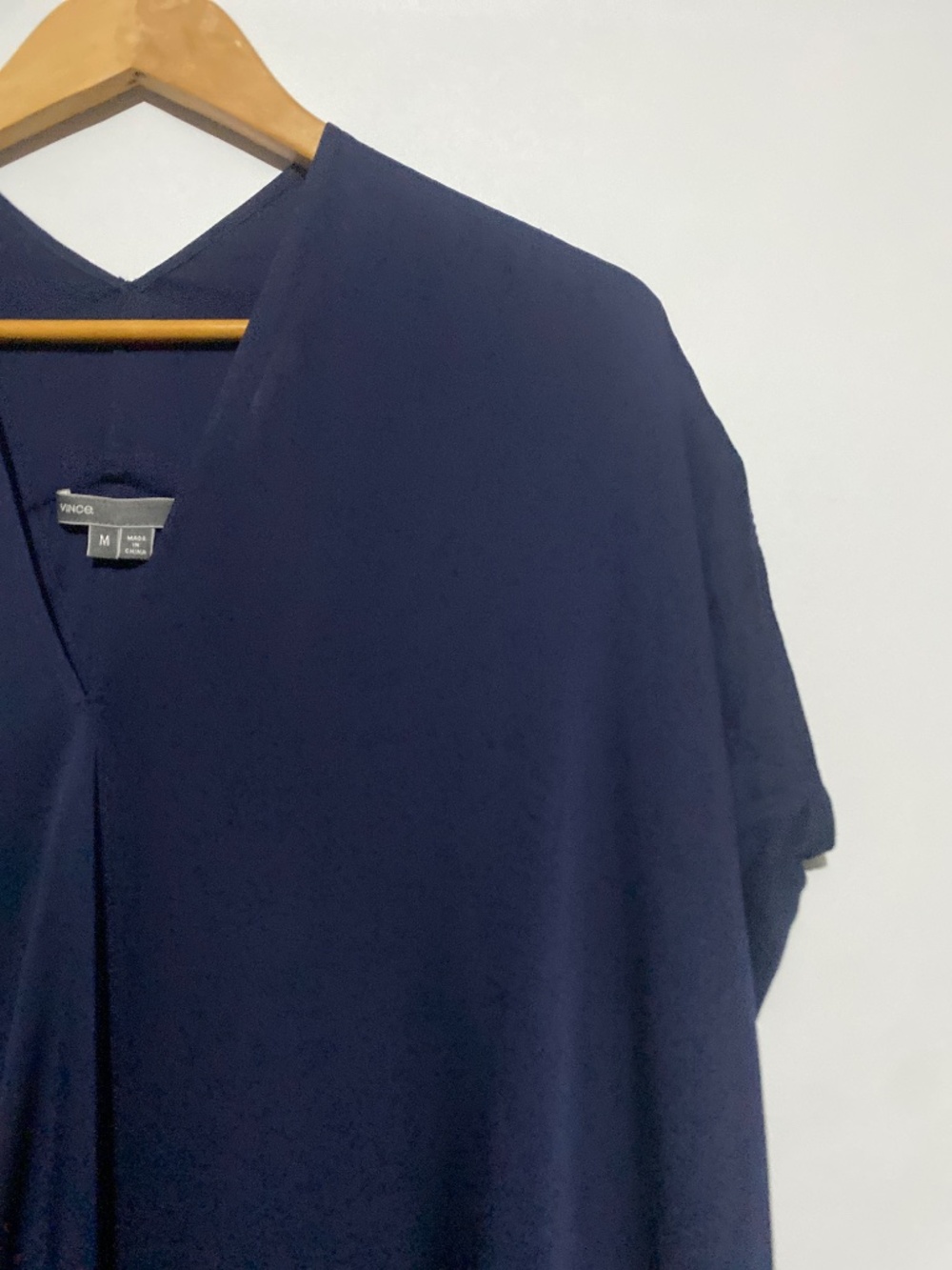 Vince M Silk Shift Popover Oversized Midi Dress - Picture 8 of 12